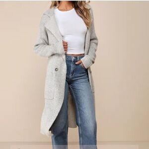 Lulu's Cuddle Club Beige Marled Long Sleeve
Coatigan